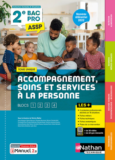 Tome unique (SMS, Biologie, Nutrition-Alimentation) 2ème Bac Pro ASSP