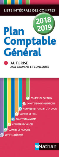 Plan comptable général - 2018/2019