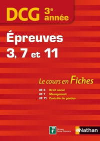 DCG 3ème année - Epreuves 3, 7 et 11