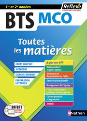 Management commercial opérationnel - BTS MCO 1/2 - (Toutes les matières - Réflexe N° 7) - 2020