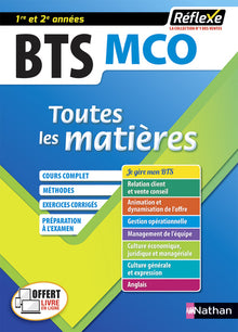 Management commercial opérationnel - BTS MCO 1/2 - (Toutes les matières - Réflexe N° 7) - 2020