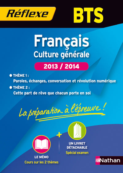 Français BTS - Deux thèmes d'étude 2013 - 2014