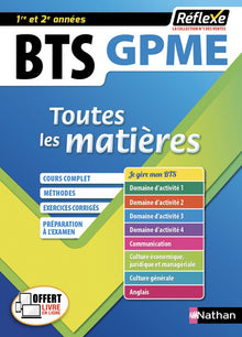 Toutes les matières BTS GPME - Réflexe