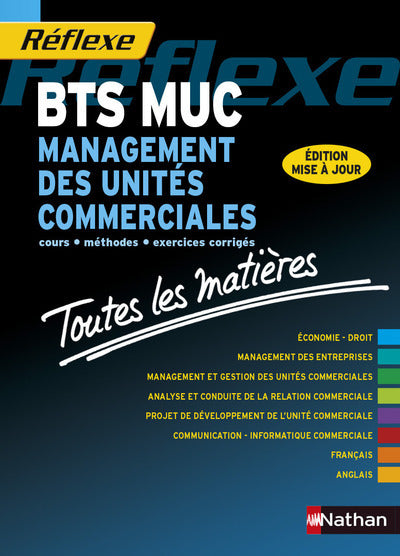Toutes les matières - Management des Unités Commerciales BTS MUC