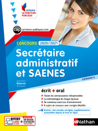 Concours Secrétaire administratif et SAENES 2020-2021 - CAT B N° 1