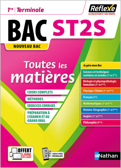 Toutes les matières- 1re/Tle ST2S - Réflexe - 2024