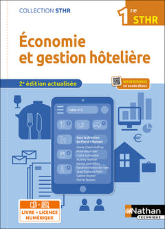 Economie et Gestion Hôtelière - 1ère (STHR) Livre + licence élève - 2022