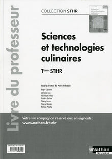 Sciences et technologies culinaires Terminale