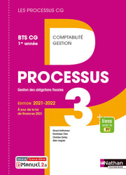 Processus 3 - BTS CG 1ère année (Les processus CG) Livre + licence élève 2021