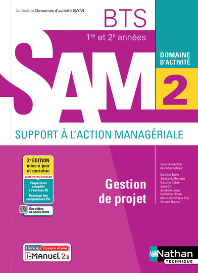 Domaine d'activité 2 - Gestion de projet: BTS SAM 1re et 2e années