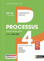 Processus 4 - BTS CG 1ère et 2ème années (Les processus CG) Livre + licence élève - 2022