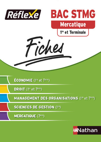 Fiches réflexe - Mercatique 1re et Terminale STMG