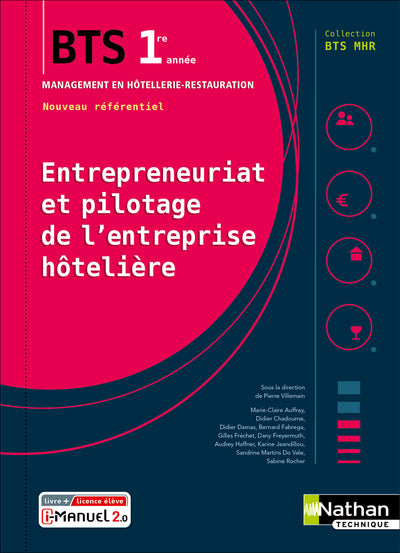 Entrepreneuriat et pilotage de l'entreprise hôtelière (EPEH) - 1re année BTS MHR