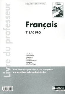 Français - Terminale Bac Pro - Livre du professeur