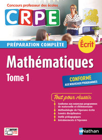 Mathématiques - Tome 1 - Ecrit 2018 - Préparation complète - CRPE
