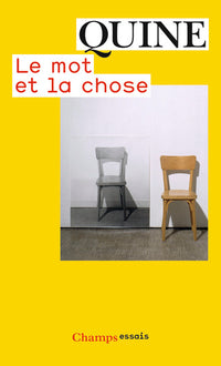 Le Mot et la Chose