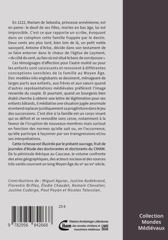 Faire famille au Moyen-Age