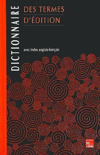 Dictionnaire des termes d'édition