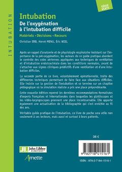 Intubation. De l'oxygénation à l'intubation difficile