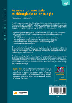 Réanimation médicale et chirurgicale  en oncologie