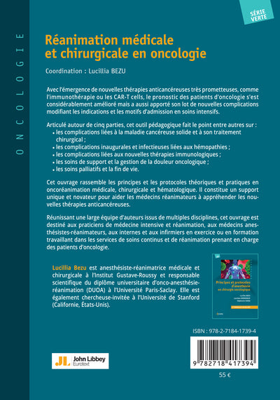 Réanimation médicale et chirurgicale  en oncologie