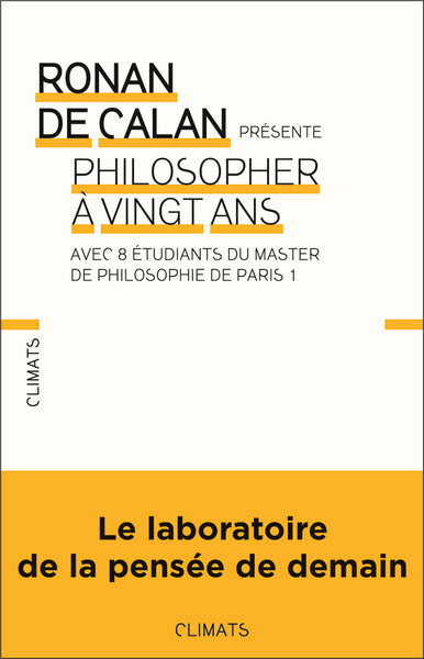 Philosopher à vingt ans