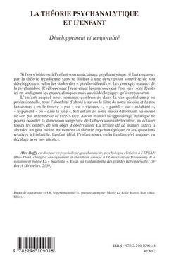 La théorie psychanalytique et l'enfant