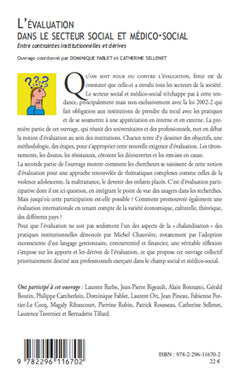 L'évaluation dans le secteur social et médico-social