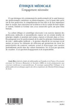 Ethique médicale: L'engagement nécessaire