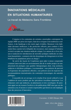 Innovations médicales en situations humanitaires