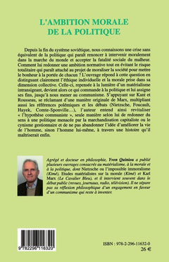 L'ambition morale de la politique