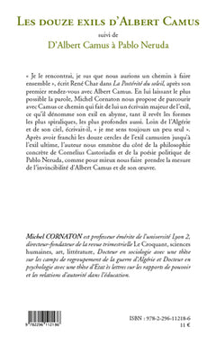 Les douze exils d'Albert Camus