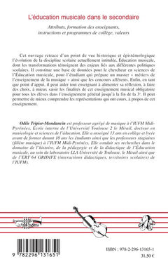 L'éducation musicale dans le secondaire