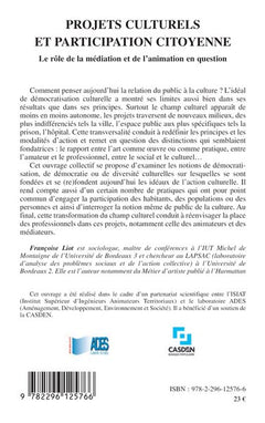 Projets culturels et participation citoyenne
