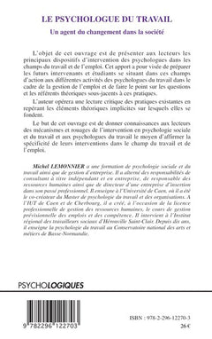 Le psychologue du travail