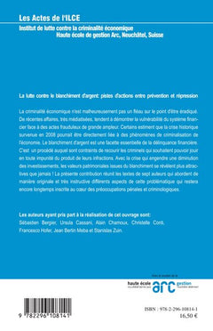 La lutte contre le blanchiment d'argent : pistes d'actions entre prévention et répression