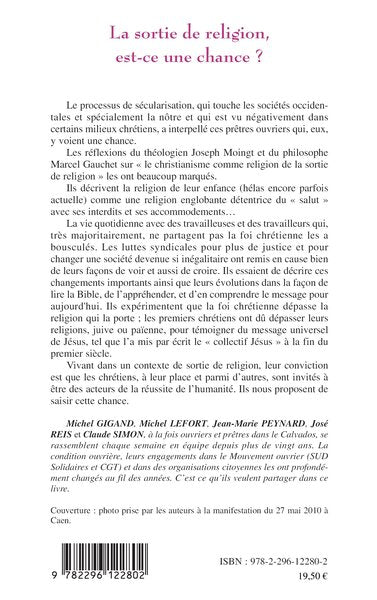 La sortie de religion est-ce une chance?