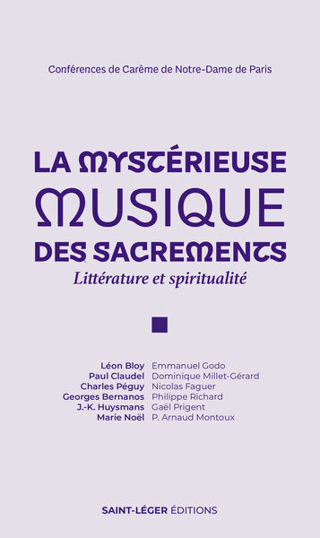 La mystérieuse musique des sacrements