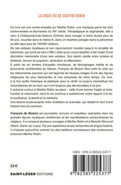 La vraie vie de Marthe Robin