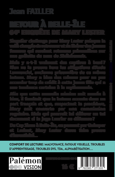 Retour à Belle-Île (Grands Caractères)