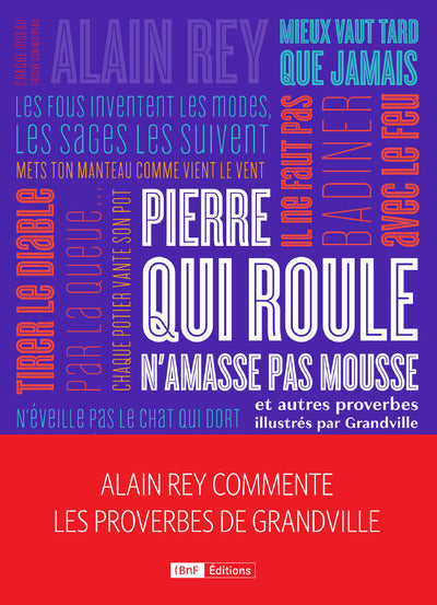 Pierre qui roule n'amasse pas mousse et autres proverbes