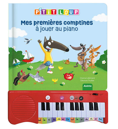 Mes premières comptines à jouer au piano - P'tit Loup