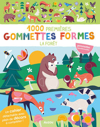 1000 premières gommettes formes forêt