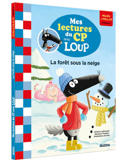 La forêt sous la neige - Mes lectures du CP avec Loup