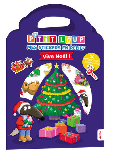 Mes stickers en relief - Vive Noël