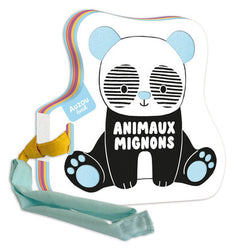 Mon premier livre poussette en noir et blanc - Animaux mignons