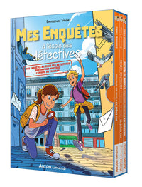 Coffret bibliothèque 1 - mes enquêtes à l'école des détectives - tomes 1 à 3