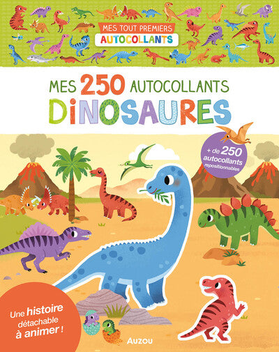Mes 250 autocollants - Dinosaures NED