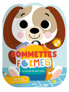 Gomettes formes - La rentrée de petit chien