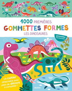 1000 premières gommettes formes - Les dinosaures